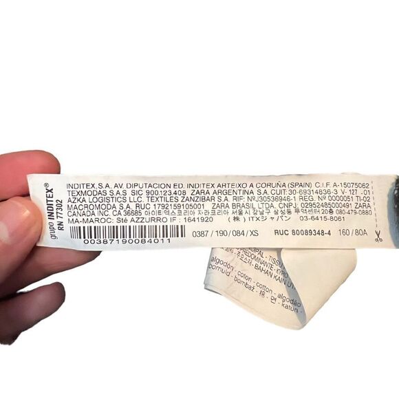 Zara contrast satin textured dress. Size extra small - Picture 10 of 13